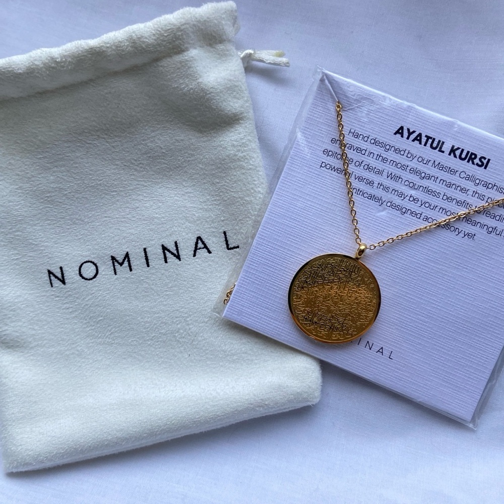Nominal Ayatul Kursi Necklace Eid Ramadan Gift